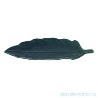 Блюдо 30 см Лист зелёное &quot;Yesil&quot; / 287543
