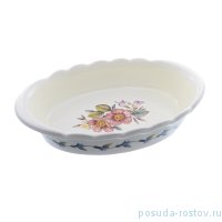 Блюдо для запекания 28 х 18 см овальное &quot;Artigianato ceramico /Весенние лепестки&quot; / 171681