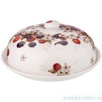 Блюдо для блинов 23 см с крышкой &quot;Ежевика&quot; / 254069