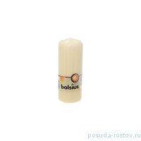 Свеча столбик 15 х 5,8 см &quot;Кремовая /Bolsius&quot;  / 257277