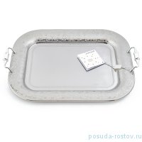 Поднос 50 x 36 см прямоугольный с ручками &quot;Claire Steel&quot; / 247660