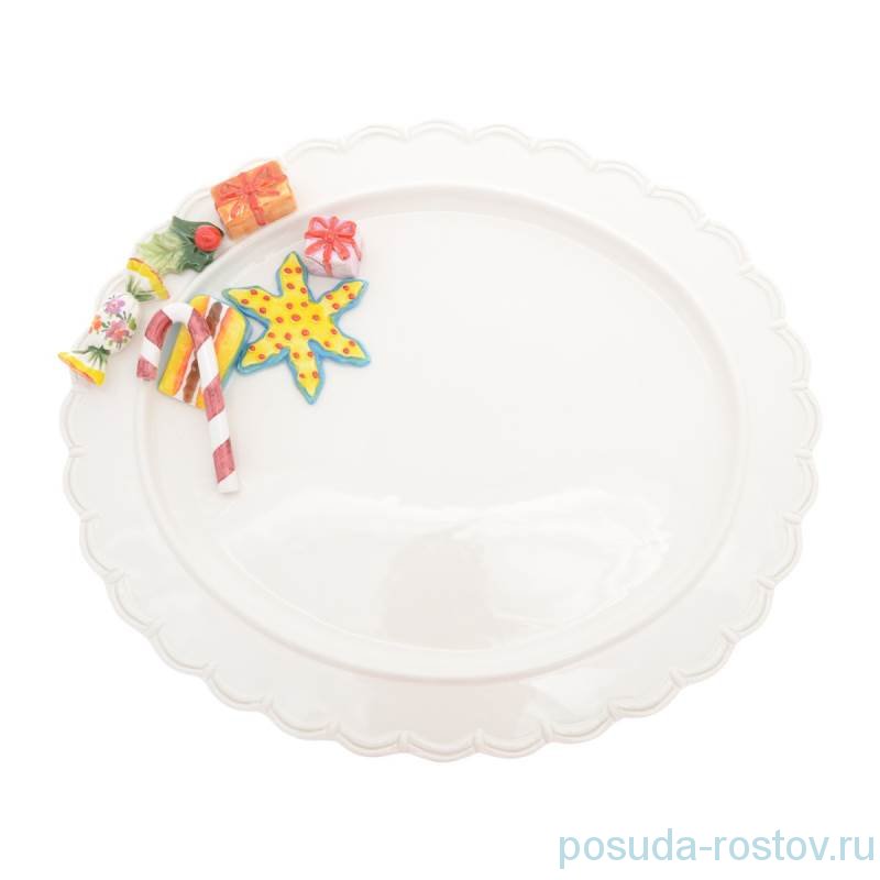 Блюдо 41 х 34 см овальное "christmas world /sweet candies" / 270967