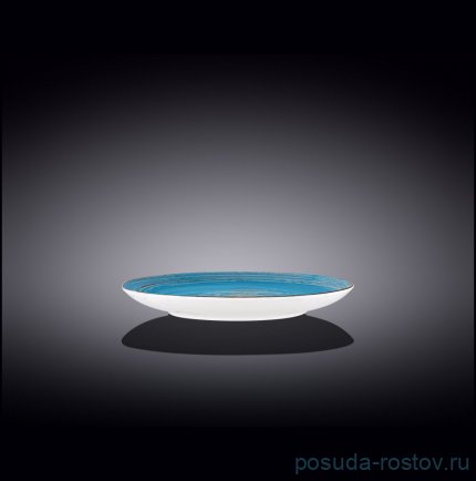 Тарелка 18 см голубая &quot;Spiral&quot; / 261651