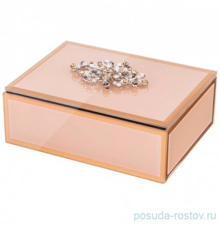 Шкатулка 16 х 12 х 8 см бежевая &quot;Brooch&quot; / 271711