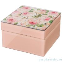 Шкатулка 12,5 х 12,5 х 8 см &quot;Винтаж /Розы&quot; / 271717