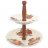Этажерка 2-х ярусная h-32 см &quot;Artigianato ceramico /Гранат&quot; (22, 29 см) / 233029