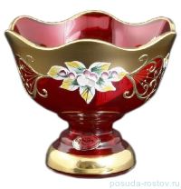 Конфетница 13 см н/н волна &quot;Лепка красная /5366&quot; / 092654