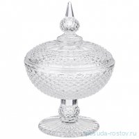 Конфетница 10,2 х 10,2 х 15 см н/н с крышкой &quot;Diamant&quot; / 331437