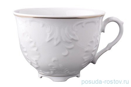 Чайная чашка 330 мл 1 шт "Рококо /Две линии золото" / 303361