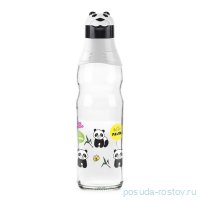 Бутылка 1 л &quot;Panda&quot; белая/черная / рисунок/ассорти / 293884