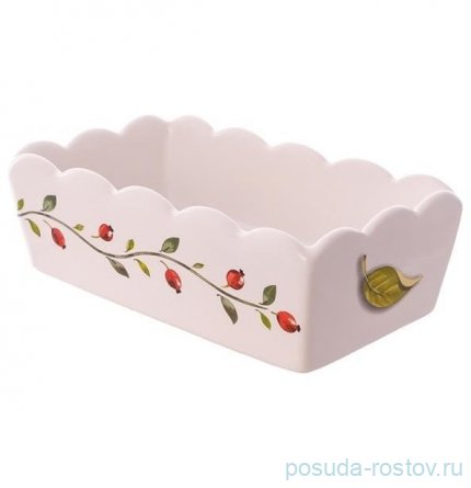 Держатель для чайных пакетиков 17 см &quot;Artigianato ceramico /Апельсин и роза&quot; / 348542