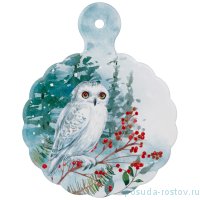 Подставка под горячее 15 х 19 см &quot;Зимняя сказка /Сова&quot; / 256188