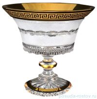 Ваза для конфет 20 cм н/н &quot;Хрусталь с золотом&quot; / 033266