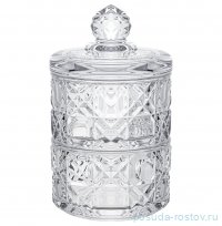 Емкость для хранения 8 х 14 см с крышкой 2-х ярусная по 180 мл &quot;Gem&quot; / 342525