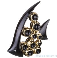 Статуэтка 29 х 7 х 34 см &quot;Рыба /Чёрно-золотая коллекция&quot; / 193030