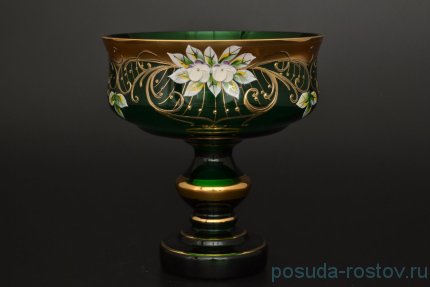 Ваза для конфет 17 см н/н &quot;Лепка зелёная&quot; / 026839