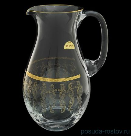 Кувшин для воды 1,9 л &quot;Широкое сусальное золочение&quot; / 062084
