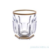 Стаканы для виски 250 мл 6 шт &quot;Сафари /Отводка золотом&quot; AS Crystal / 201626