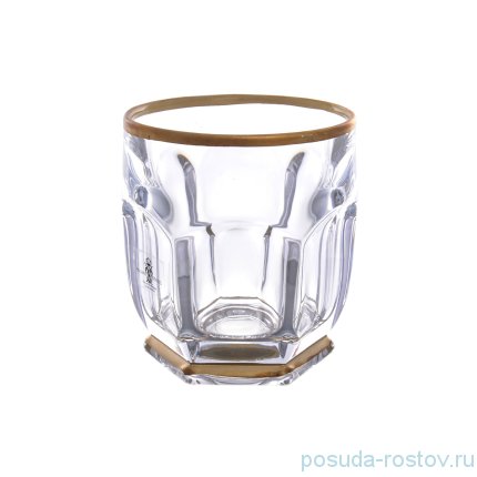 Стаканы для виски 250 мл 6 шт &quot;Сафари /Отводка золотом&quot; AS Crystal / 201626
