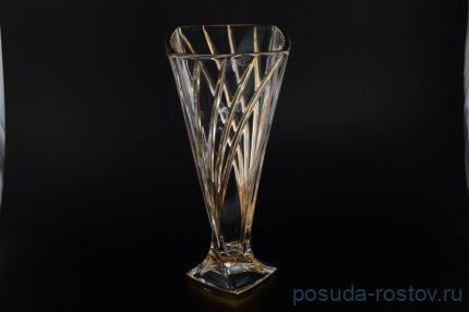 Ваза для цветов 33 см н/н &quot;Квадро /03894 /Золото&quot; / 098319