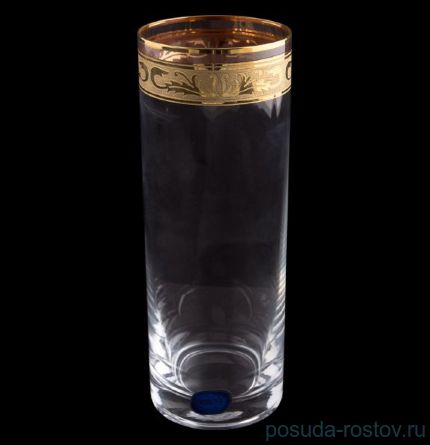 Стаканы для воды 300 мл 6 шт &quot;Барлайн /Золото /37872&quot; / 131923
