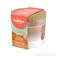 Свеча ароматическая 6,6 х 8,3 см с пробкой &quot;Восточная мягкость /Bolsius&quot; (время горения 21 ч) / 278298