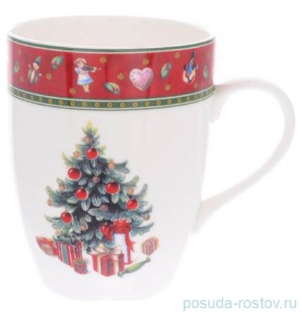 Кружка 350 мл &quot;Christmas world /Bordo&quot; / 273694