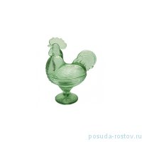Ваза для конфет 22 см н/н зелёная &quot;Петух /Greengate&quot;  / 272267
