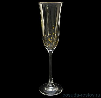Бокалы для шампанского 160 мл 6 шт &quot;Флора /Травка&quot; / 029558