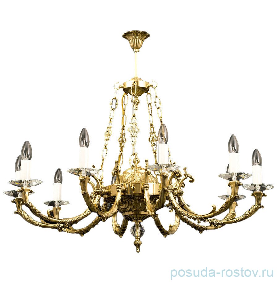 Люстра 10 рожковая "Проусек" 63 x 63 x 58 см / 301422