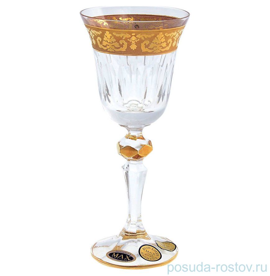 Рюмки 60 мл 6 шт "Max Crystal /Золото" / 112591