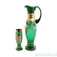 Набор для воды 7 предметов (кувшин + 6 стаканов) &quot;Лепка зеленая&quot; S-A / 156005