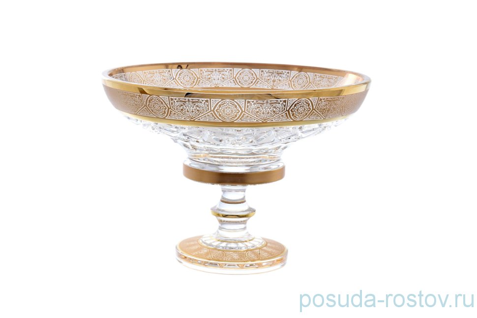 Конфетница 25 см н/н "Max Crystal /Золото /51210" / 149853