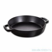 Сковорода 26 см с чугунными ручками чёрная &quot;STAUB&quot; / 288371