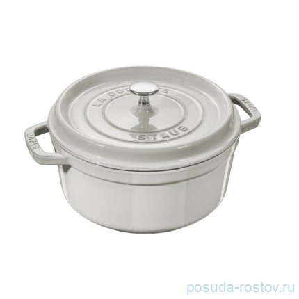 Кокот 20 см с крышкой 2,2 л белый трюфель &quot;La Cocotte&quot; / 342593