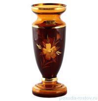 Ваза для цветов 21 см Ромашки &quot;Эгерманн /Красно-Коричневый Амбер&quot; / 156039