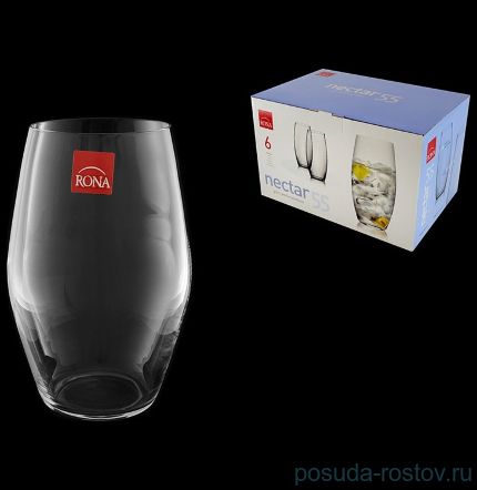 Стаканы для воды 550 мл 6 шт &quot;Nektar /Без декора&quot; / 084469