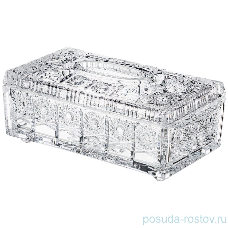 Салфетница 24,5 х 12,5 х 10 см "muza crystal" / 208473