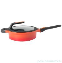 Сотейник 24 см с крышкой 3,3 л &quot;Gem red&quot; / 162374