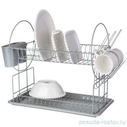 Сушилка для посуды 50 х 23,5 х 33 см Agness / 354506