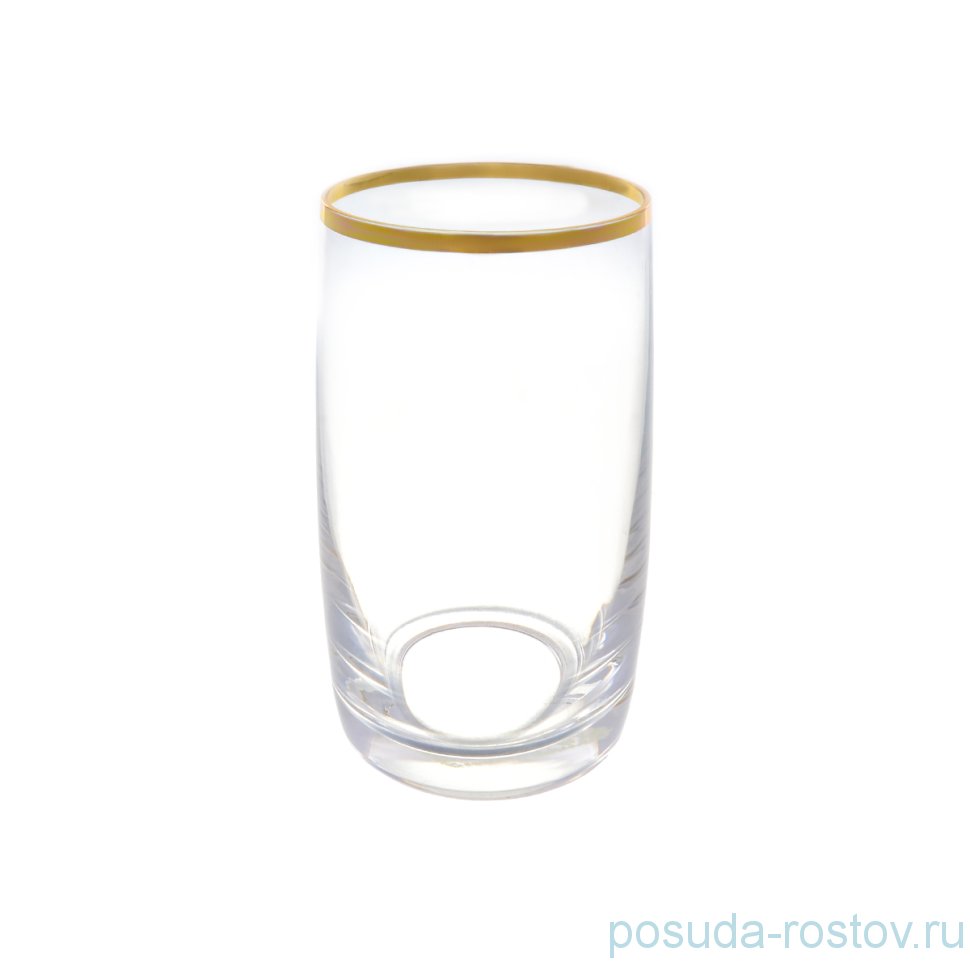 Стаканы для воды 250 мл 6 шт "Идеал /Отводка золото" AS Crystal / 229326
