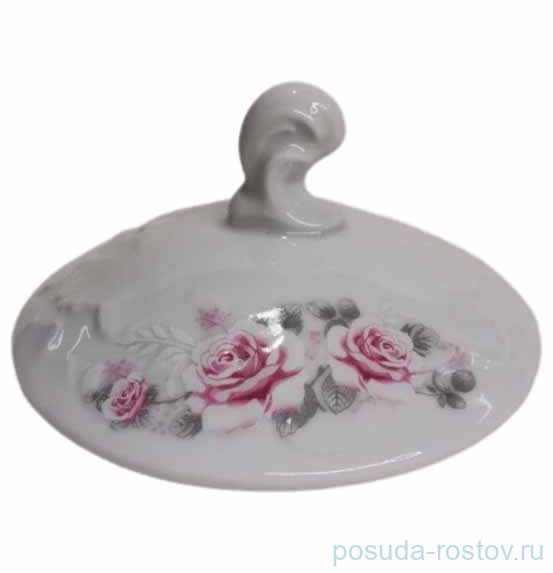 Крышка для заварочного чайника 1,1 л "Рококо /Серая роза /платина" / 344549
