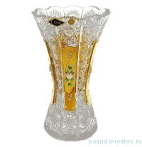 Ваза для цветов 20,5 см &quot;Хрусталь с золотом&quot; / 071385