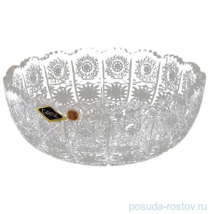 Ваза для конфет 20,5 см &quot;A.Crystal /Хрусталь резной&quot; / 039983