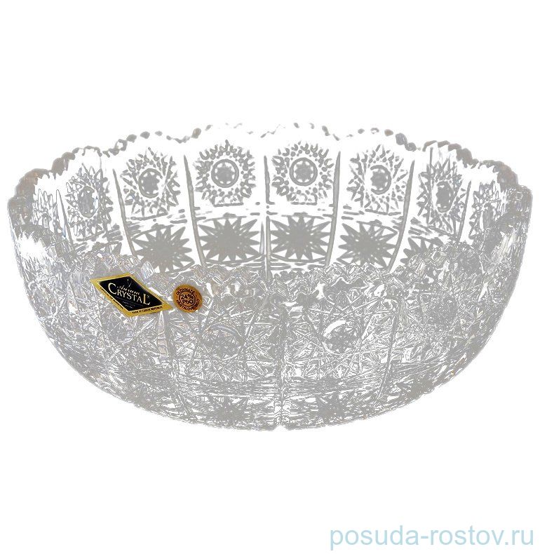 Ваза для конфет 20,5 см "A.Crystal /Хрусталь резной" / 039983