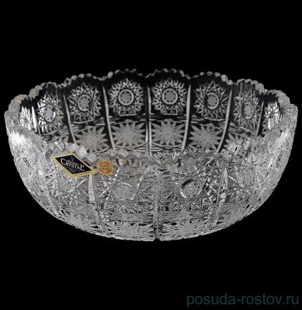 Ваза для конфет 20,5 см &quot;A.Crystal /Хрусталь резной&quot; / 039983