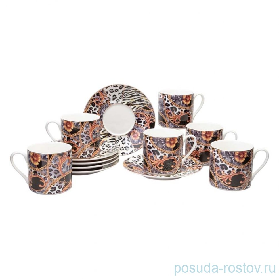 Кофейный набор lefard top style на 6 пер. 12 пр. 180 мл / 363054