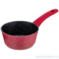 Ковшик 16 х 7,5 см с антипригарным покрытием 1,25 л красный &quot;Agness /Megastone&quot; / 220873