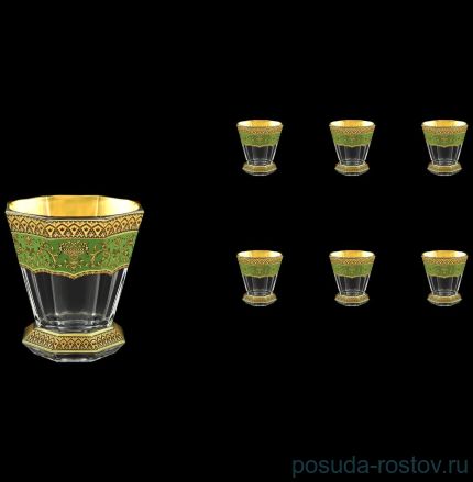 Стаканы для виски 310 мл 6 шт &quot;Astra Gold /Зелёная&quot; / 107137
