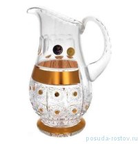 Кувшин для воды 1,3 л &quot;Резной /Матовое золото&quot; / 244888